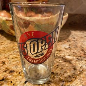 NYC US Open Large Glass Collectible Tumbler